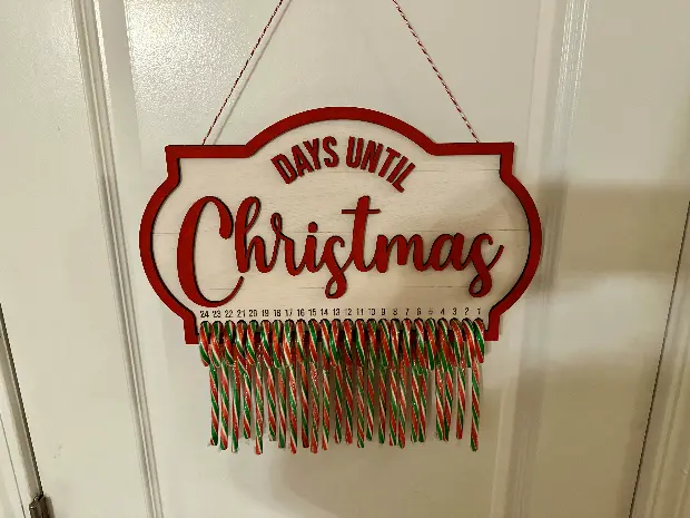 A seasonal engraved keepsake